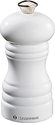 Zassenhaus Berlin Parlak Beyaz 12 cm Baharat Değirmeni
