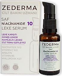 Zederma Saf Niacinamide 10 Leke Karşıtı Yüz Serumu 30 ml