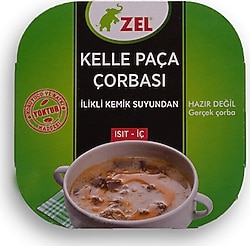 Zel İlikli Kemik Suyundan Kelle Paça Çorbası 250 ml
