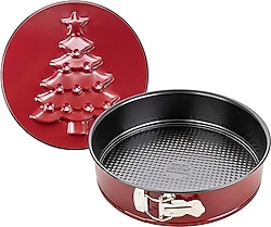 Zenker 6006 Sparkling Christmas Çam Ağacı Desenli Çift Tabanlı Kek Kalıbı