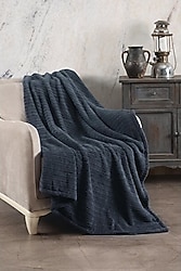 Zeynep Tekstil Comfy Çizgili Welsoft TV Battaniyesi