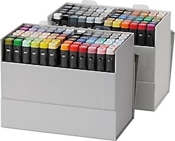 Zig KC-3000/138V Kurecolor 138'li Çift Taraflı Marker Kalem Seti
