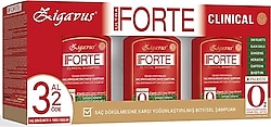 Zigavus Forte Ultra Clinical Yağlı Saçlar için 3x300 ml Saç Dökülmesine Karşı Şampuan