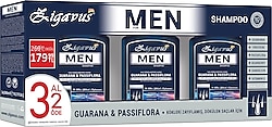 Zigavus Men Guarana ve Passiflora Saç Dökülmesine Karşı Şampuan 3x300 ml