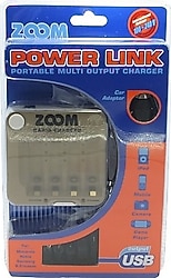Zoom C-514 4 Çıkışlı Usb Hızlı Pil Şarj Cihazı Adaptörlü