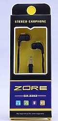 Zore GX-2202 Siyah Kulak İçi Kulaklık