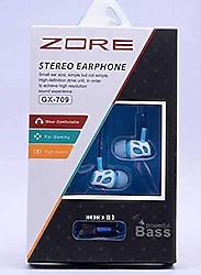 Zore GX-709 Açık Mavi Kulak İçi Kulaklık