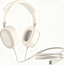 Zore LS-861 Bej Type-C Kablolu Kulak Üstü Kulaklık