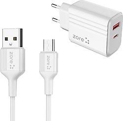 Zore Play PL06 20 W Type-C Kablolu Hızlı Şarj Aleti