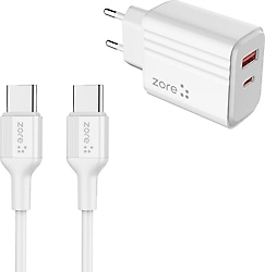 Zore Play PL3 20 W Type-C to Type-C Kablolu Hızlı Şarj Aleti