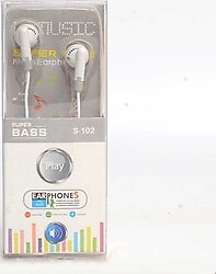 Zore S-102 Beyaz Kulak İçi Kulaklık