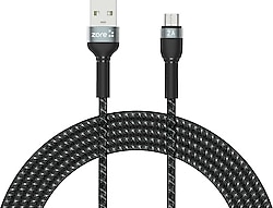 Zore Shira Serisi 3 m Micro USB Hızlı Şarj Kablosu Fiyatları