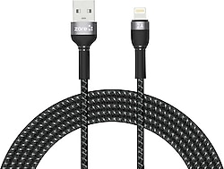 Zore Shira Serisi 3 m USB to Lightning Hızlı Şarj Kablosu