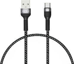 Zore Shira Serisi 30 cm USB to Type-C Hızlı Şarj Kablosu