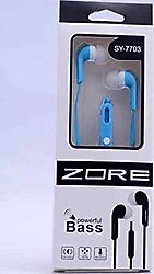 Zore SY-7703 Mavi Kulak İçi Kulaklık