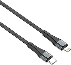 Zore ZR-LC961 1 m Type-C to Lightning Data ve Şarj Kablosu Gri
