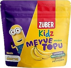 Züber Kidz Muzlu Meyve Topu 42 gr 12'li