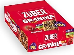 Züber Kırmızı Meyveli Granola Bar 15x25 gr
