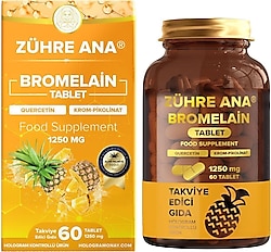 Zühre Ana Bromelain 1250 mg 60 Tablet