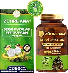 Zühre Ana Servi Kozalağı 2500 mg 60 Efervesan Tablet