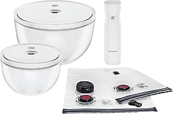 Zwilling Fresh & Save Bowls M/L Vakumlu 9 Parça Cam Başlangıç Seti