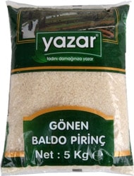 Yazar Gönen Baldo Pirinç 5 kg