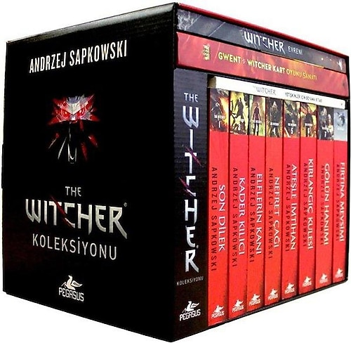 The Witcher Serisi Kutulu Özel Set 11 Kitap - Andrzej Sapkowski
