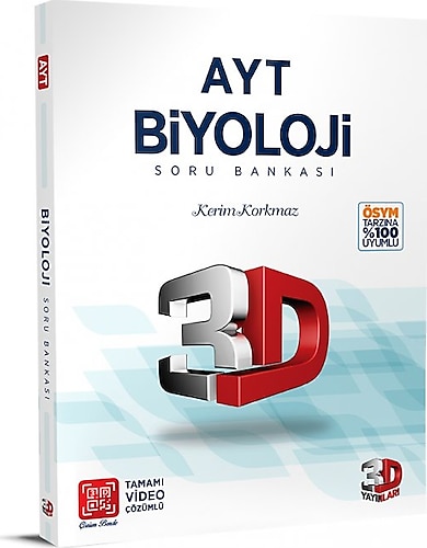 3D Yayınları AYT Biyoloji Soru Bankası