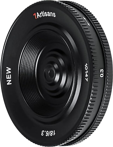 7artisans 18mm F6.3 II Objektiv - Ultradünnes UFO-Objektiv Für M43 Kameras