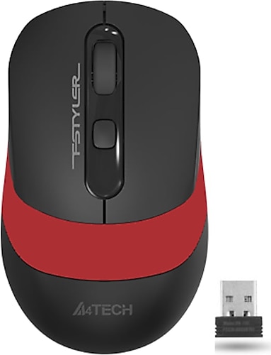 A4 Tech FG10 Kırmızı Kablosuz Optik Mouse