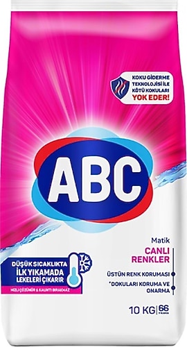ABC Matik Canlı Renkler 10 kg Toz Deterjan Fiyatları, Özellikleri