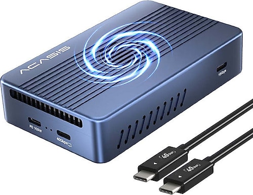 ACASIS TBU405Max 40Gbps SSDエンクロージャ Amazon.co.jp: ACASIS 40Gbps M.2 NVMe SSDエンクロージャ、TBU 405 M1