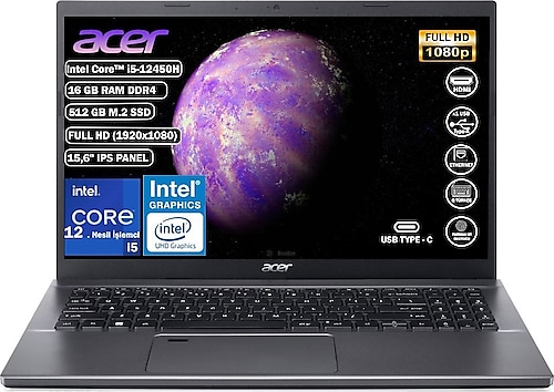 Acer Aspire 5 A515-57-57UR NX.KN4EY.002 i5-12450H 16 GB 512 GB SSD