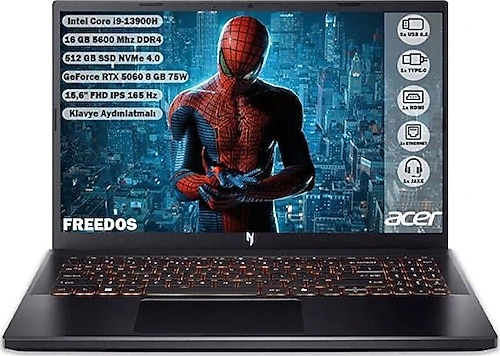 Acer Nitro V 15 ANV15-52-99UN NH.QZ8EY.004 i9-13900H 16 GB 512 GB