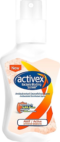 Activex Aktif Antibakteriyel 100 ml Sprey El Dezenfektanı