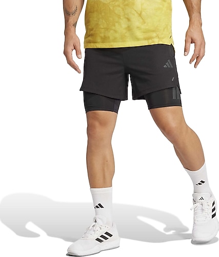 Adidas 2IN1 Primelift JI8203 Siyah Erkek Taytlı Şort Fiyatları