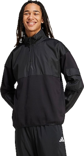 Adidas City Tech Utility JX7173 Yarım Fermuarlı Erkek Sweatshirt