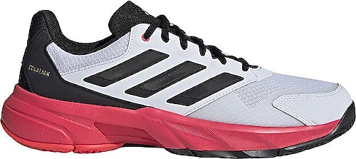 Adidas Courtjam Control 3 IH3092 Beyaz-Kırmızı Erkek Tenis