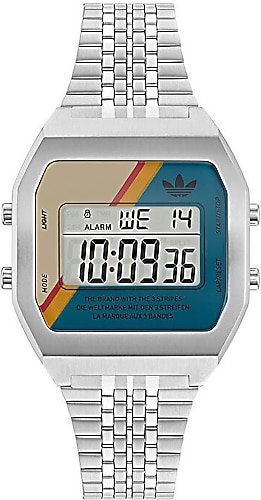 Adidas Digital Two ADAOST2355 Çelik Kordon Erkek Kol Saati