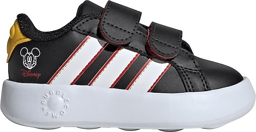 Adidas Disney Mickey Mouse Grand Court CF I JQ8071 Siyah Bebek