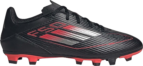 Adidas F50 Club FG/MG IE1246 Siyah-Gri-Kırmızı Erkek Krampon