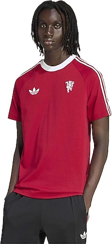 Adidas Manchester United Originals JM5562 Kısa Kollu Bisiklet Yaka