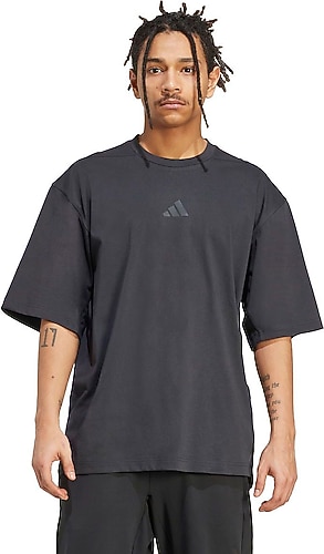 Adidas PrimeLift Workout Kısa Kollu Bisiklet Yaka Erkek Oversize