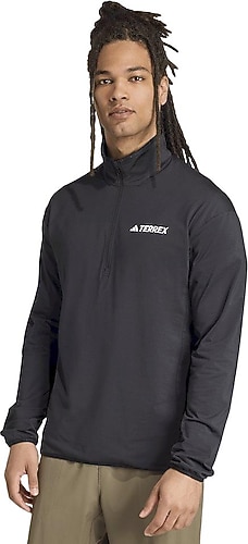 Adidas Terrex Multi Climawarm JM0143 Yarım Fermuarlı Siyah Erkek