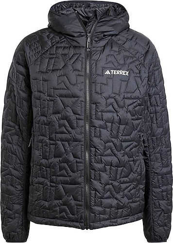 Adidas Terrex Xperior Primaloft Loose IT3247 Kapüşonlu Siyah Erkek
