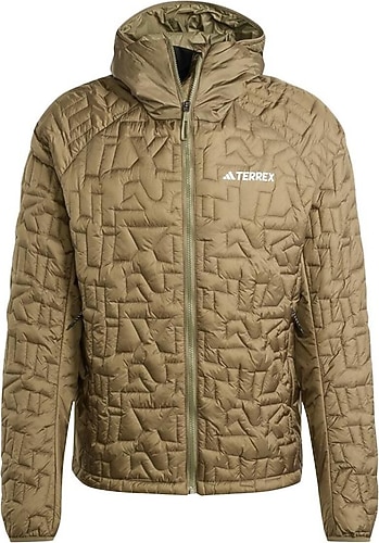【purupuru】 Adidas Terrex Xperior Primaloft Loose Kapüşonlu Erkek Mont