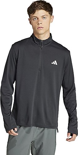 Adidas Train Essentials IL7157 Siyah Uzun Kollu Yarım Fermuarlı