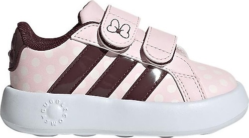 Adidas X Disney Minnie Mouse Grand Court CF I JR8131 Pembe-Bordo