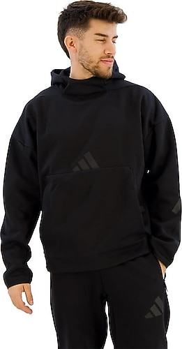 Adidas Z.N.E. JE7537 Kapüşonlu Siyah Erkek Sweatshirt Fiyatları