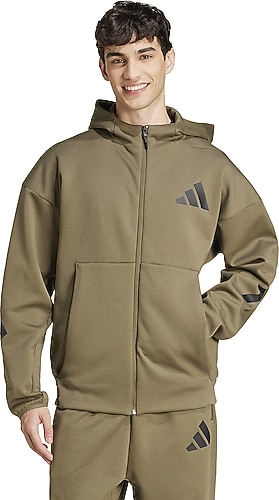 Adidas Z.N.E. Kapüşonlu JD2910 Haki Erkek Eşofman Üstü Fiyatları